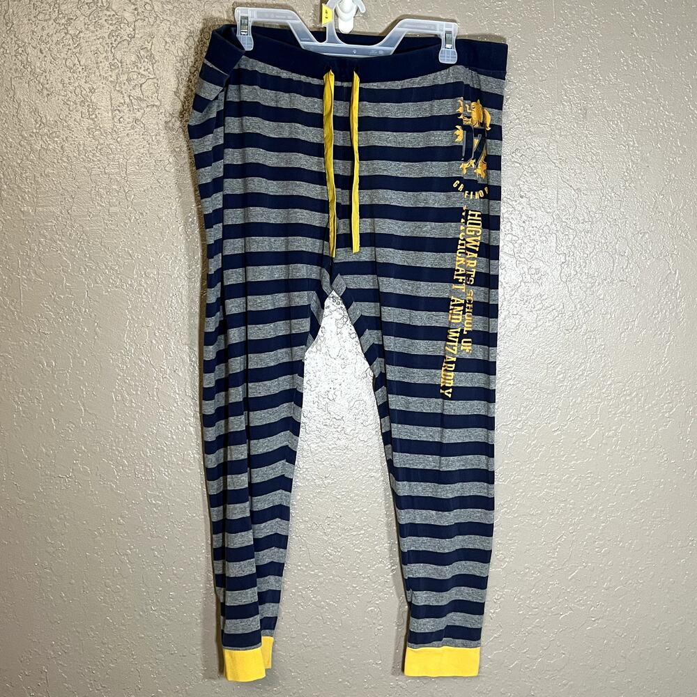 Harry Potter jogger lounge pants hogwarts gryffindor large